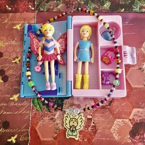 Polly Pocket Pop Up Destinations Guidebook Artic Angel Stamp Kit Playset